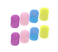 TOYANDONA 8PCS Portable Soap Flakes Travel Hand Washing Tablets Compact Eco Friendly Small for Camping Hiking Office Home Use Random Color