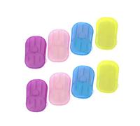 TOYANDONA 8PCS Portable Soap Tablets Boxed Hand Washing for Travel Compact Pink Purple Convenient Hand Soap for Toiletries Random Color