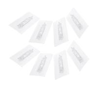 TOYANDONA 8pcs PVC Adhesive Shelf Brackets with No Trace Design Easy Installation Shelf Pegs for Wardrobe and Closet Storage Sturdy Support for Organising Spaces
