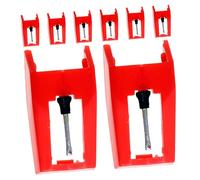 TOYANDONA 8pcs Replacement Turntable Needle Stylus for Record Player Phonograph Needle for Record Turntable Stylus Replacement Accessories