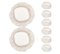 TOYANDONA 8Pcs Reusable Cotton Bread Proofing Covers for Sourdough Bowls 8-10Cm Elastic Linen Basket Liners Food Fermentation Cloth Lids for Baking and Dough Rising