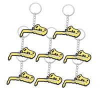 TOYANDONA 8pcs Saxophone Keychain Music Charm Pendant Keyring Unique Bag Decoration for Music Lightweight and Portable Miniature Musical Instrument Keychain