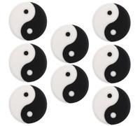 TOYANDONA 8Pcs Silicone Tennis Racket Shock Absorbers Tai Chi Vibration Dampeners for Players Tennis Racket Accessories for Enhanced Comfort and Performance
