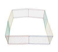 TOYANDONA 8Pcs Small Pet Playpen Fence for Hamsters Rabbits Hedgehogs Wire Exercise Pen Indoor Outdoor Enclosure for Activity and Rest