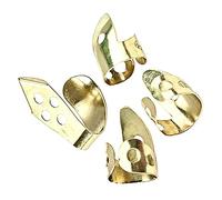 TOYANDONA 8pcs Sturdy Metal Guitar Finger Picks Banjo Finger Picks Thumb Guitar Accessory Music Instrument Supplies