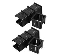 TOYANDONA 8pcs Tube Conversion Fitting to Square Sleeve Insert for Fitness Equipment Accessories Durable Shock Absorbing Design Fit for Enhanced Stability and Performance