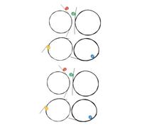TOYANDONA 8pcs Ukulele Strings Nylon a Black Replacement Strings for Ukulele Sweet Timbre and Bright Volume Accessory for Musicians