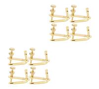 TOYANDONA 8pcs Violin Fine Tuners Metal Tuning Adjusters Smooth Functionality Easy Installation Essential Accessory for Tuning Precision