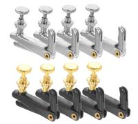 TOYANDONA 8pcs Violin Keys Metal Tuning Keys Violin Tuner for Violinists String Instrument Accessories