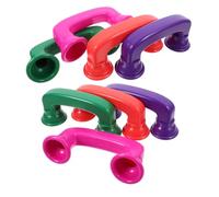 TOYANDONA 8pcs Whisper Phones for Early Learning Plastic Phonics Phone with Auditory Feedback for Pronunciation Correction in Classroom Use