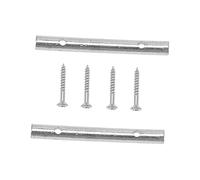 TOYANDONA 8sets Guitar String Retainer Tension Bars Headstock String Trees Screws Replacement for Electric Guitars
