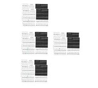 TOYANDONA 8sets Piano Keyboard Stickers for Keyboards Piano Decals for Music Learning Supplies