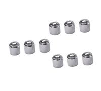 TOYANDONA 9pcs Aluminum Alloy Electric Bass Guitar Volume Tone Control Knobs Replacement for Broken Dirty Old Dome Knobs Guitar Parts Accessories