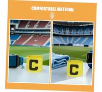 TOYANDONA 9pcs Elastic Captain Armbands for Soccer Football Basketball Adjustable Anti-slip Sports Bands for Youth and Adults Team Leadership Training and Competitions