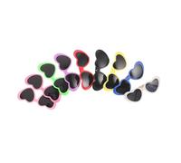 TOYANDONA 9pcs Heart Shaped Dog Sunglasses for Small Breeds, Plastic Novelty Eyewear with Comfortable Wear and Secure Fit, for Pet Fashion Shoots and Costume Wear