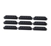 TOYANDONA 9pcs Metal Protective Covers for Electric Guitar Pickup Breathing for Heat Dissipation Finish Anti Stain-resistant