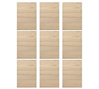 TOYANDONA 9pcs Taekwondo Breakable Plate Wood Breaking Boards Karate Practice Tool Supple Wood Material and Beautiful Texture for Taekwondo Competition and Training