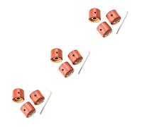 TOYANDONA 9pcs Wood Bass Knob Guitar Tone Knobs Volume Control for Electric Guitars