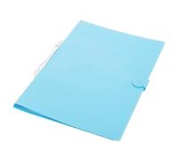 TOYANDONA A3 Blue Art Portfolio Folder with 30 Pages, Handheld Poster Storage Binder, Artwork Organizer for Artists and School Work Keepsake
