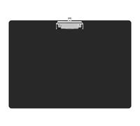 TOYANDONA A3 Clipboard with Low Profile Clip File Folder Clip Paper Clip Pad for Drawing Writing Plastic Clipboard Hardboard for Classrooms, Offices, Restaurants, Doctor Offices, Black