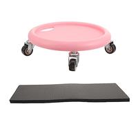 TOYANDONA Abdominal Training Plate with Knee Pad Fitness Workout Sliders Disc for Core Strengthening Multi Functional Sliding Plates for Home Gym Equipment for All Fitness Random Color