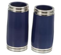 TOYANDONA Abs Dark Blue Clarinet Tuning Tube Pair, Colorful High Pitch Clarinet Barrel, Musical Instrument Accessory for Sound Adjustment and Pitch Control