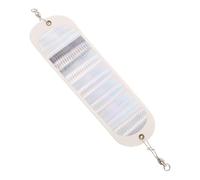 TOYANDONA Abs Fishing Flasher and Simple Connection for Trolling with Realistic Flashing Effect Sturdy Abs Material for Salmon Trolling Trips in Rivers for Freshwater and Saltwater Use