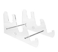 TOYANDONA Acrylic 3-tier Mechanical Keyboard Holder Stand Desk Display Tray for Computer Keyboards with Elevated Tilted Design for Office and Home Use