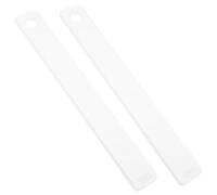 TOYANDONA Acrylic Clay Thickness Ruler Pair 5mm Polymer Clay Depth Guide Pottery Sculpting Tool for DIY Baking and Handcrafts