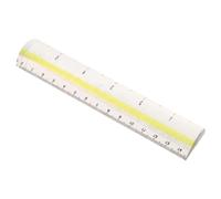 TOYANDONA Acrylic Guided Reading Ruler with Magnification and Line Tracking for Bible Study and Document Reading Portable Yellow Strip for Adults