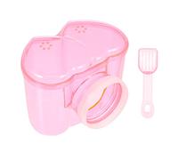 TOYANDONA Acrylic Hamster Bathroom Sand Bath Container Easy Clean Pet Washroom for Hamsters and Animals Durable Acrylic Design for Cages Convenient Sauna Room Accessory