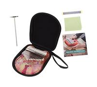 TOYANDONA Acrylic Kalimba Note Keys Thumb Piano for Beginners Lovely Cat Pattern Design Portable Hand Piano for Music Learning