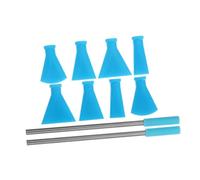 TOYANDONA Acrylic Pouring Paint Nozzle for Techniques Stainless Steel Straw Blow Tools for Precise Control Versatile Painting Accessories for DIY and Professional Artists