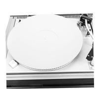 TOYANDONA Acrylic Record Mat Turntable Slipmat White for Record Player Vinyl Protective Pad Acrylic Turntable Mat