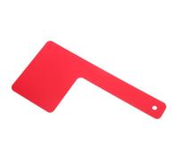 TOYANDONA Acrylic Rotatable Red Mailbox Flag Replacement Kit with Screw-on Attachment Small Size Outdoor Mailbox Accessory