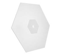 TOYANDONA Acrylic Turntable Vinyl Slipmat Pad for Record Player with Anti-static and Easy to Clean Surface, Vintage round Design for Listening Room and Music Hobby, Enhances Sound Quality