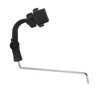 TOYANDONA Adjustable Alto Saxophone Phone Holder Sax Lyre Music Clip for Secure Handsfree Use Compatible with Various Phone Models Lightweight Portable Black