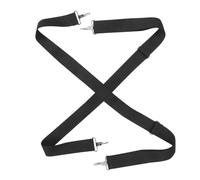 TOYANDONA Adjustable Black 5cm Wide Marching Snare Drum Shoulder Strap Sling for Small and Large Drums Compatible Marching and Percussion Use