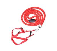 TOYANDONA Adjustable Bright Red Dog Harness Xxl Comfortable Nylon Strap Lightweight Pet Traction Rope for Outdoor Walking and Home Use