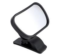 TOYANDONA Adjustable Car Rearview Mirror for Back Safety with Easy Installation, Multi-functional Black Pp and Glass Blind Spot Mirror for Infant Observation during Driving
