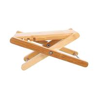TOYANDONA Adjustable Folding Pedicure Footboard Ergonomic Nail Art Foot Support Stool for Salon and Home Use