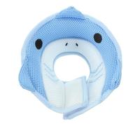 TOYANDONA Adjustable Lightweight Pet Collar for Cats and Small Dogs 2.5-5kg, Comfortable Mesh and Sponge Shark-shaped Elizabethan Cone for Post Surgery Protection