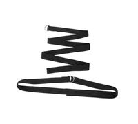 TOYANDONA Adjustable Metal D-Ring Yoga Strap 2pcs Non-Elastic Exercise Band for Flexibility and Stretching Compact Workout Accessory for Home
