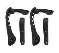 TOYANDONA Adjustable Office Chair Armrest Replacement Tool-Free Installation Folding Design 2pcs with Plastic Frame and Bearing Hinge for Compact Office Environments and Under-Desk Storage