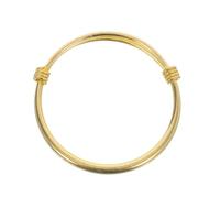 TOYANDONA Adjustable Push-pull Copper Cuff Bangle for Golden Finish Open Bracelet with Comfortable Fit Stylish Jewelry for Birthdays and Special Occasions