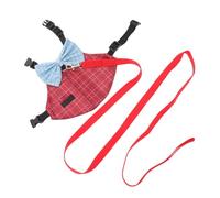 TOYANDONA Adjustable Rabbit Harness and Leash Set with Suit Design for Small Pets Quick Wear Bunny Outfit for Outdoor Walks Parties and Everyday Use Comfortable Fit for Rabbits