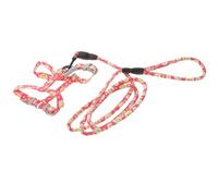 TOYANDONA Adjustable Small Cat Harness and Leash Set for Walking Downtown or Crowded Trail, Lightweight Cloth Material with Flexible Design, Prevent Knotting and Easy to Wear Escape Proof