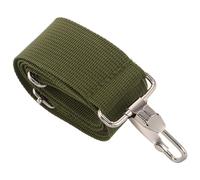 TOYANDONA Adjustable Snare Drum Strap with Nylon Sling Belt, Military Green 145cm Shoulder Harness for Marching Band and Parade Drum Carriers, Sturdy Percussion Instrument Accessory