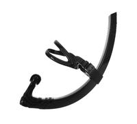 TOYANDONA Adjustable Swim Snorkel Tube with Silicone for Lap Swimming and Open Water Training with Center Mount Head Strap Water Blocking Front Snorkel Gear for Adult Swimmers