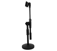 TOYANDONA Adjustable Telescopic Microphone Stand Clip for Desktop Sturdy Mic Holder for Live Streaming Recording and Gaming Non- Design for Optimal Pickup